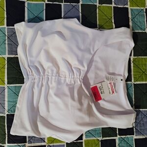 White Sleeveless Top